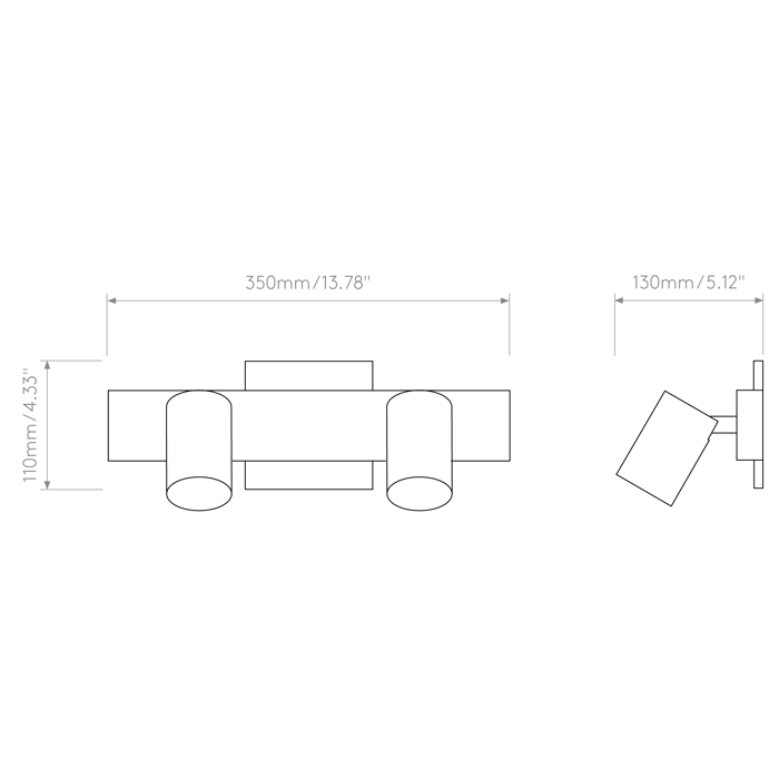 ホワイトリリー　AS 30 Wiper High/Low/Park Illuminated Rocker Switch | Contura XIV