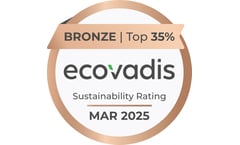 Ecovadis Bronze 2025 - sustainabilbity rating
