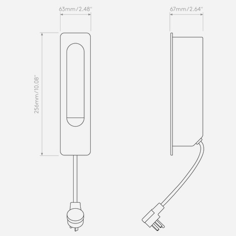 Keta (Cord Set) (1437032) in Matt Black - Technical Drawing